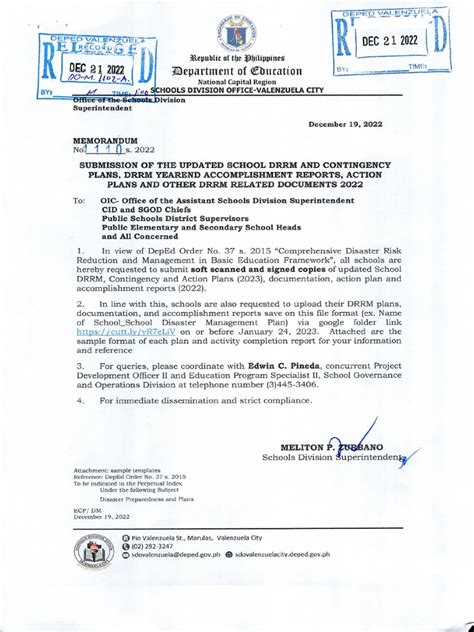 DRRM Section .